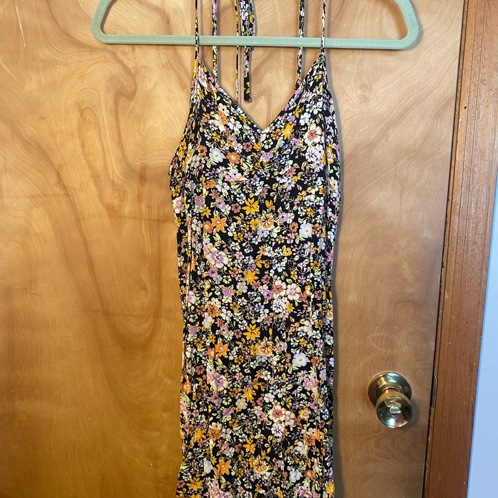 Floral Spaghetti Strap Dress